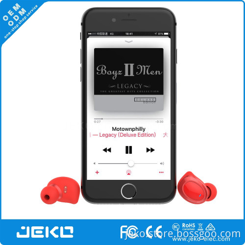 Double In Ear wireless high quality colorful mini wireless Stereo Bluetooth V4.2 TWS Earbuds